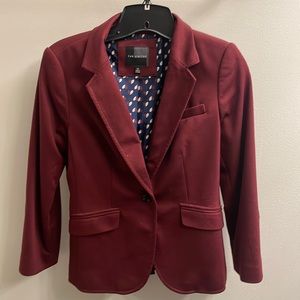 The Limited maroon blazer